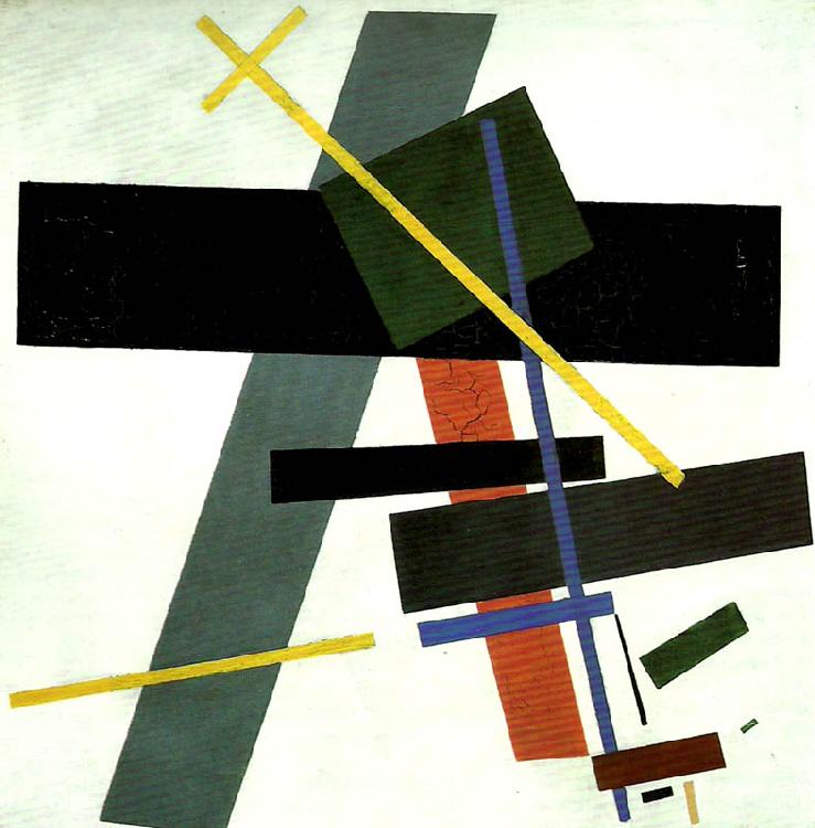 Kazimir Malevich suprematism oil painting picture